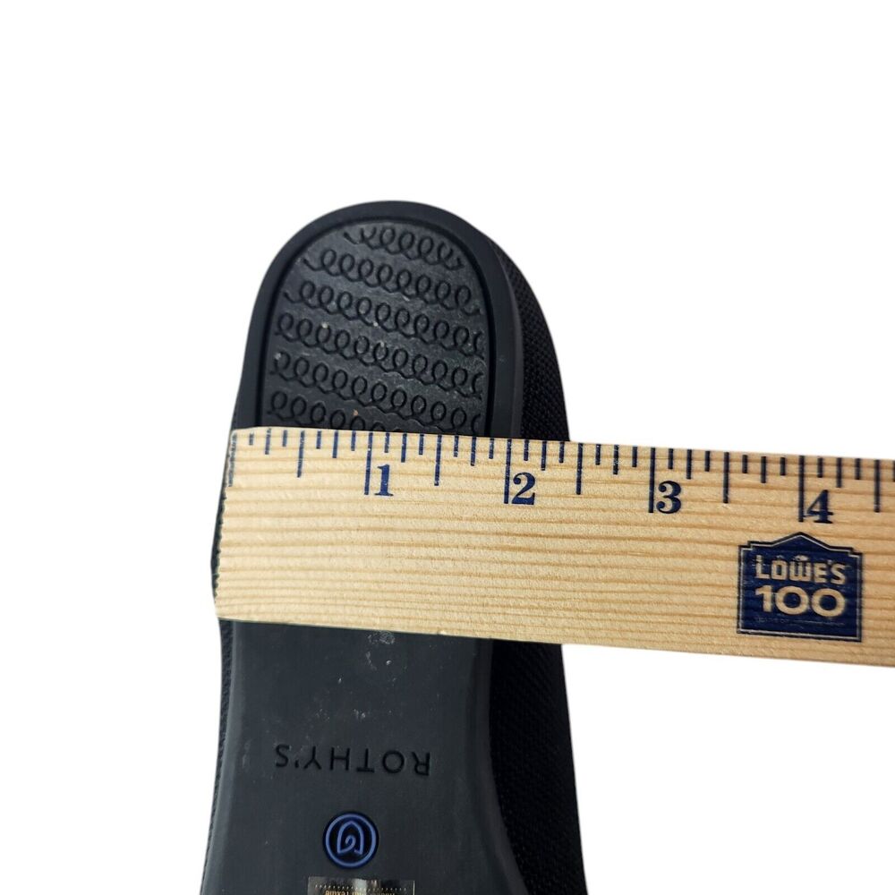 Rothys The Point Womens Size Us 10 Solid Black Po… - image 8